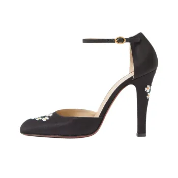 Valentino Hi Dolly Slim Heel High Heels 10.5cm Women's Black