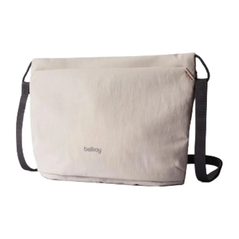 BELLROY Fabric Crossbody Bag, Shoulder Bag Small Size Unisex Moonlight White-2