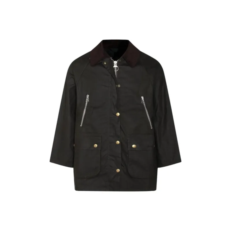 BARBOUR Lynne Press-Stud Fastened Jacket-0