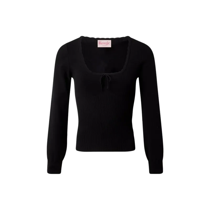 Rouje FW24 NESRINE SWEATER Knitwear Women's Black-0