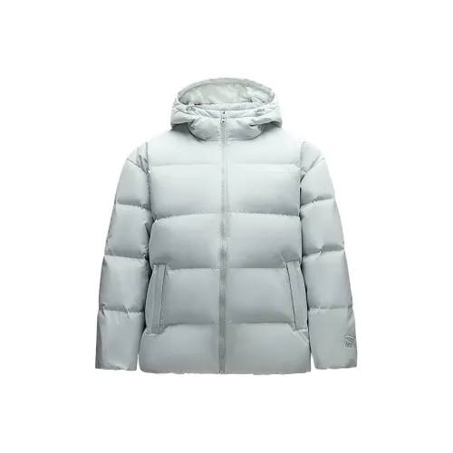 Anta Sports Life Collection Down Jacket Women's White Gray Green