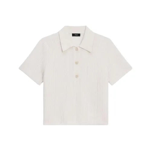 THEORY Polo Shirt Women's White
