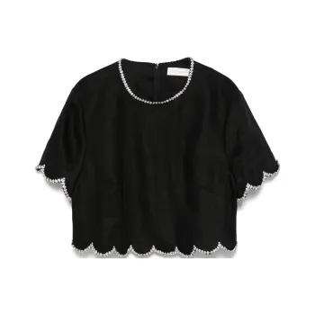 Zimmermann Crush Scalloped Top