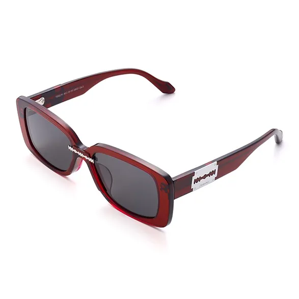 THE OWNER Plate Frame Rectangular Sunglasses Unisex-16
