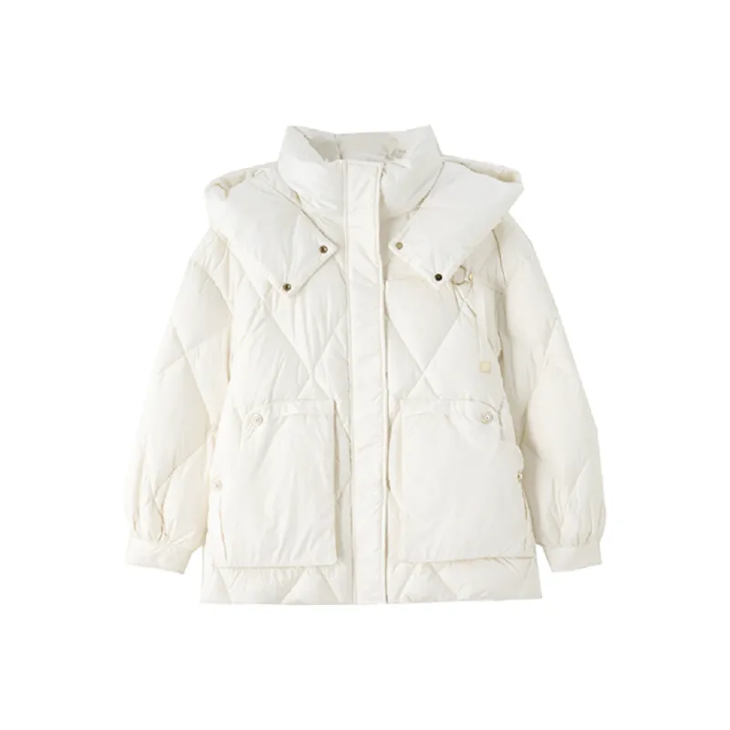 Mo Han Yi Mei Down Jacket Women's Ecru-0