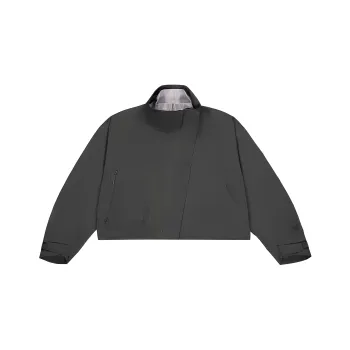New Balance NB Grey Jackets Coats Women's Two Piece Set Dark Gray
