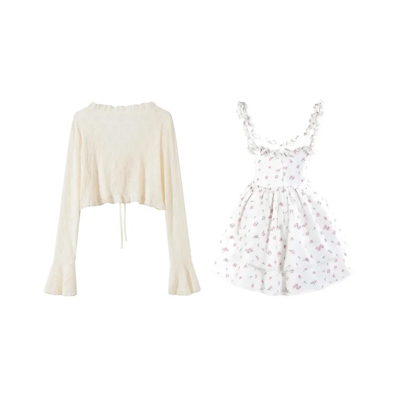 LEMON FAIRY Skirt Set Women's White-1