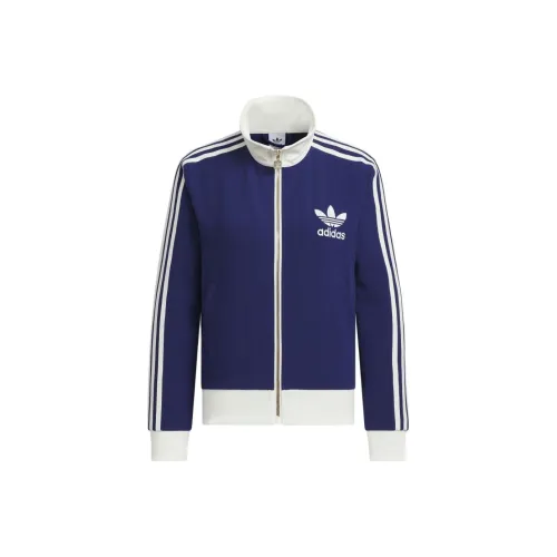 Adidas Originals Clover Series Outfit Jacket Women's Dark Blue/Jade White