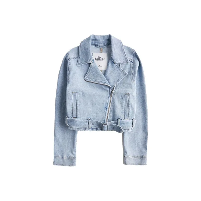 Hollister Jackets Women's Light Washed-0