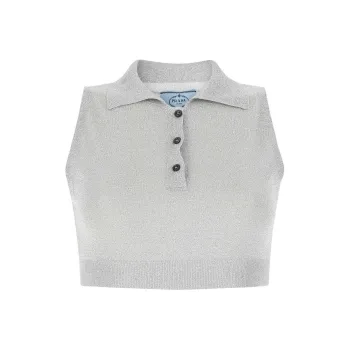 PRADA Polo Shirts Women's Gray