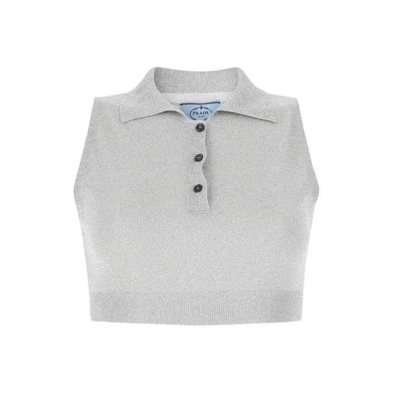 PRADA Polo Shirts Women's Gray-0