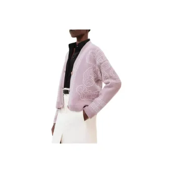 HERMES Cashmere Sweater Women's Rose