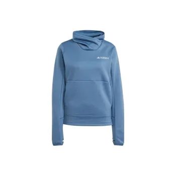 Adidas Terrex Xperior Medium Fleece Pullover Sweatshirt Women's Steel Iron Blue