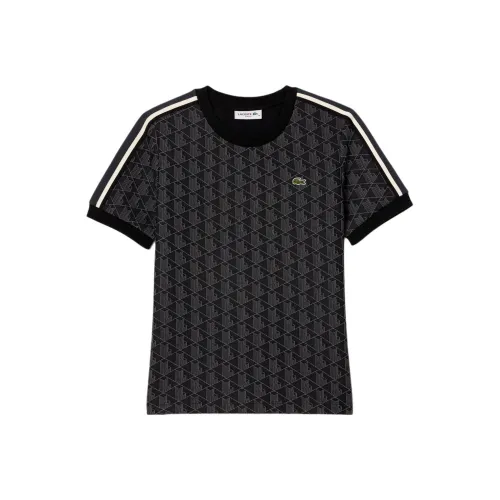 LACOSTE Monogram Jacquard T shirt