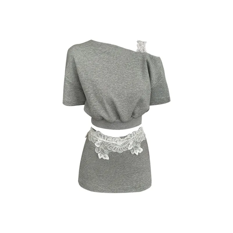 Pa33word Two Piece Skirt Sets Women's-0