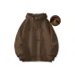 Dark Brown, Fleece-Lined
