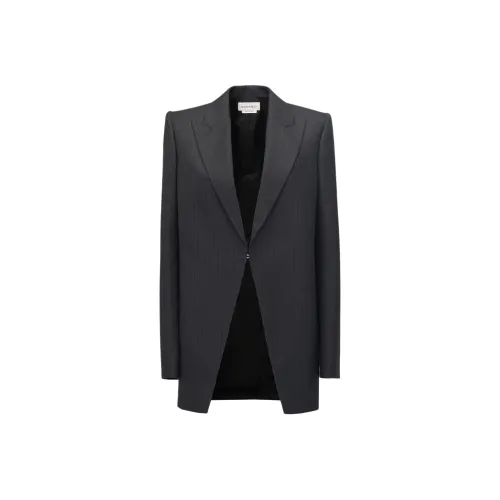 Alexander McQueen Pinstripe Pattern Blazer
