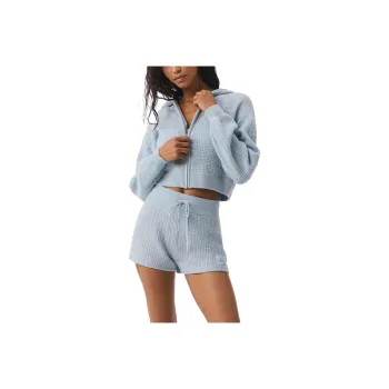 Alo Yoga Cashmere Plush Waffle Jacket Women's