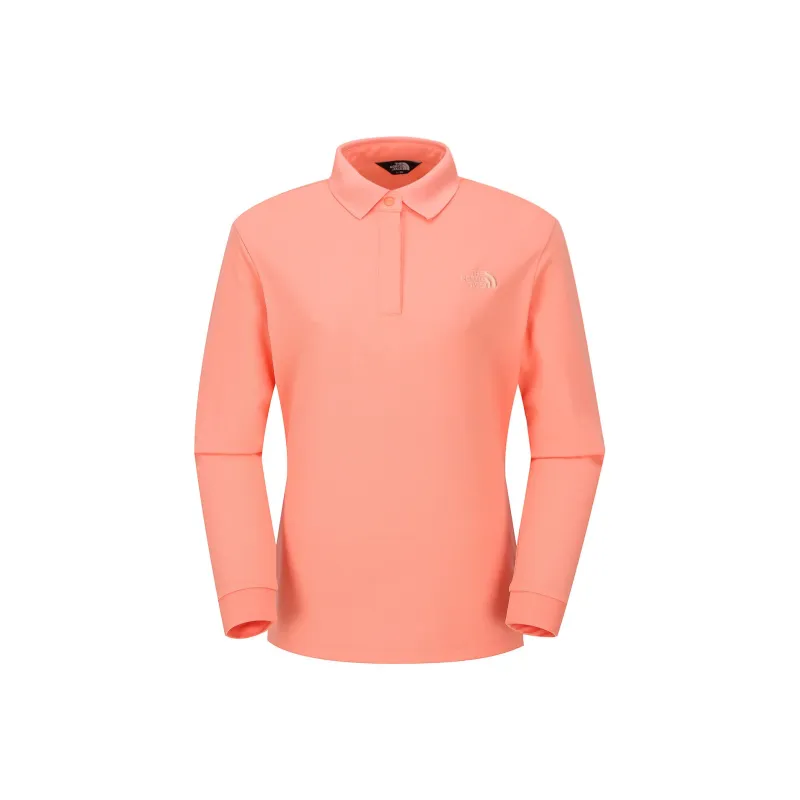THE NORTH FACE BASIC Polo Shirt Women's Coral-0