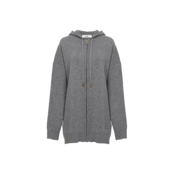 Chloé Oversized Zipped Knit Hoodie
