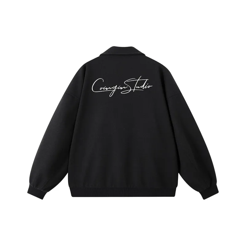 COMGM Jackets Coats Unisex Black-0