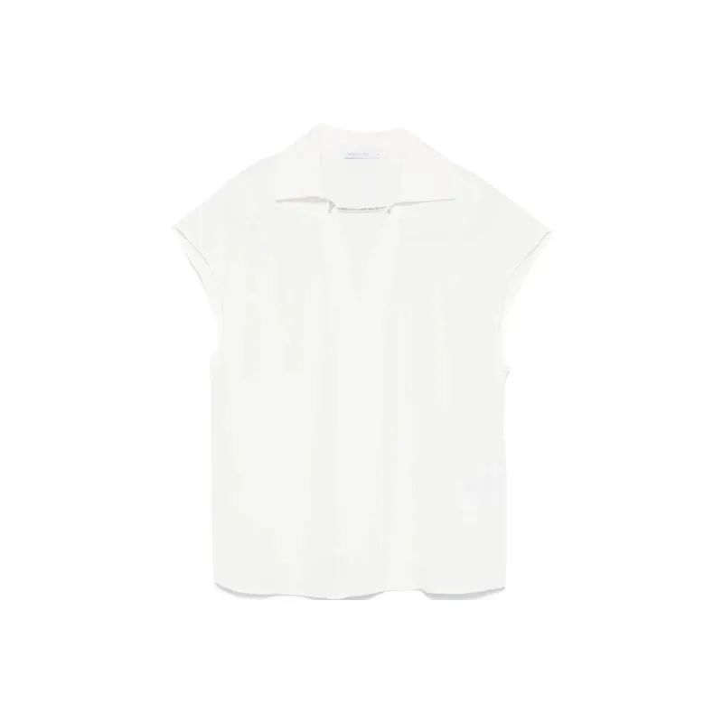 Patrizia Pepe Cufflink detail Blouse-0