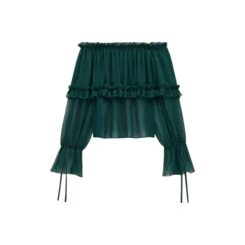 SAINT LAURENT Shirt Women's Green