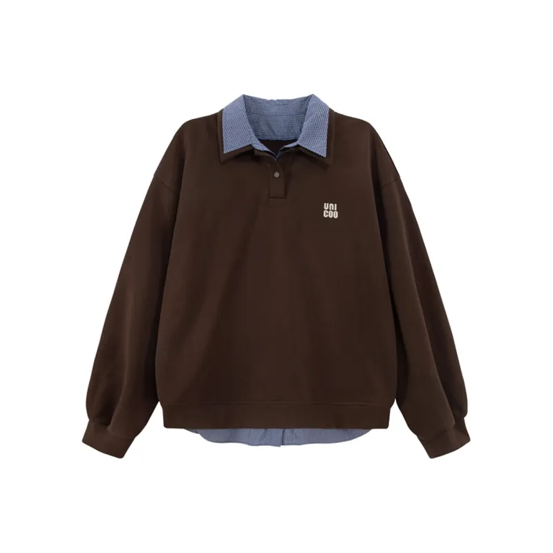 UNIFREE Sweatshirt Women's Brown-0