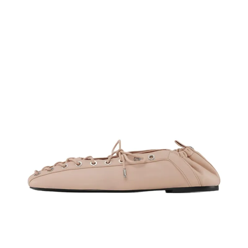 GANNI Frappe Casual Single Shoes Women's Beige Pink-0