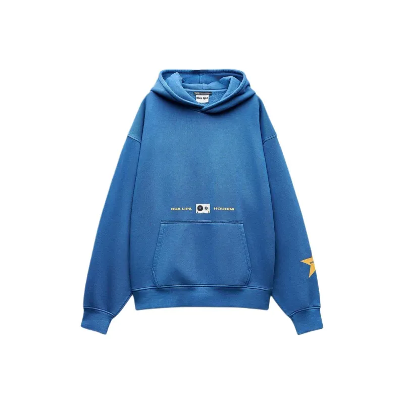 ZARA x ©DUA LIPA Sweatshirt Women's Light Blue-0