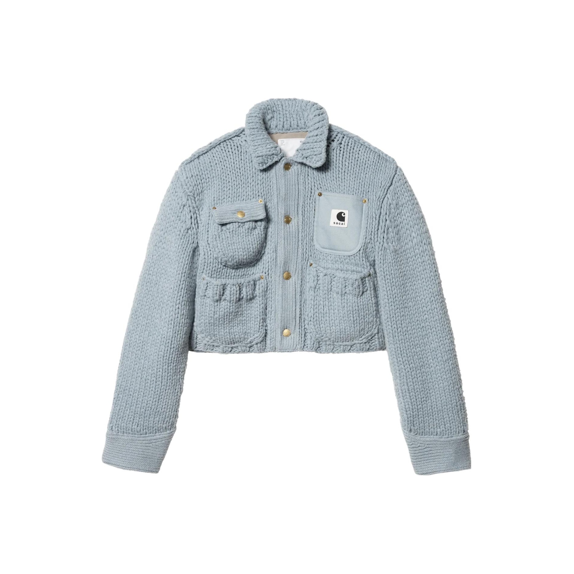 ジャケット・アウター sacai Carhartt WIP Knit Jacket Michigan Sacai - Sacai X CARHARTT WIP KNIT JACKET MICHIGAN | HBX