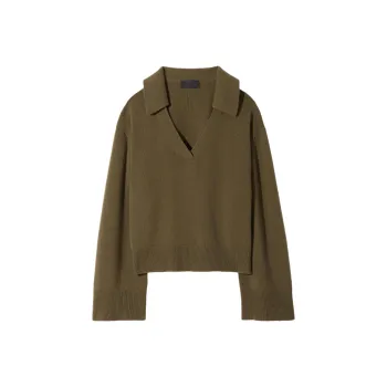 NILI LOTAN Cashmere Sweater Women's Olive Green