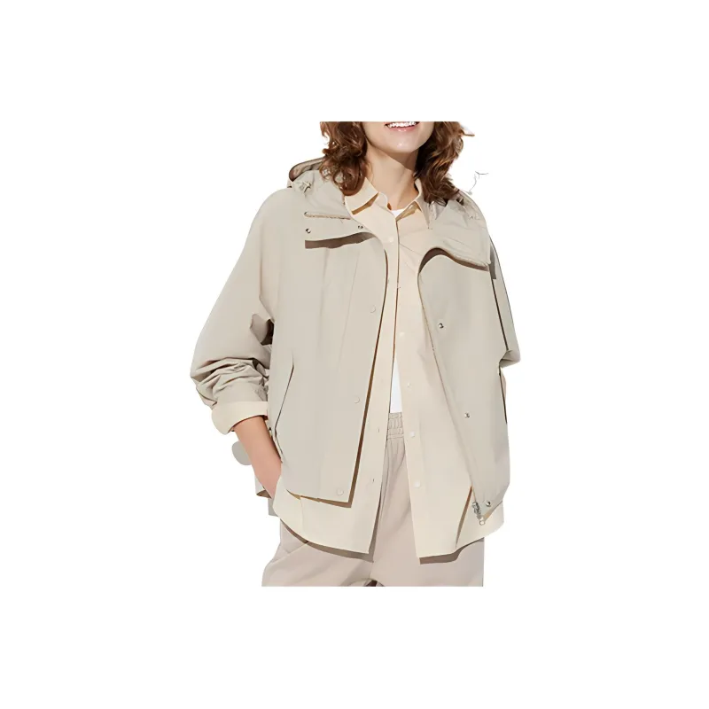 UNIQLO Jackets & Coats Women's Almond Yellow-0