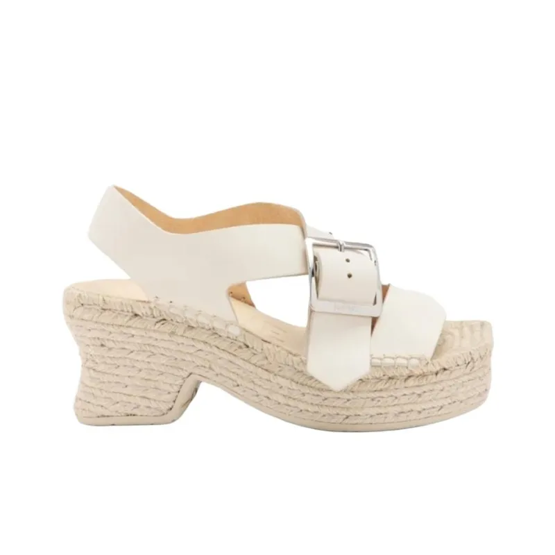 LOEWE Petal One Strap Sandals 8cm Women's Beige-1