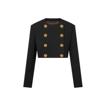 LOUIS VUITTON Hammered Button Tailored Jacket