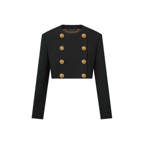 LOUIS VUITTON Hammered Button Tailored Jacket