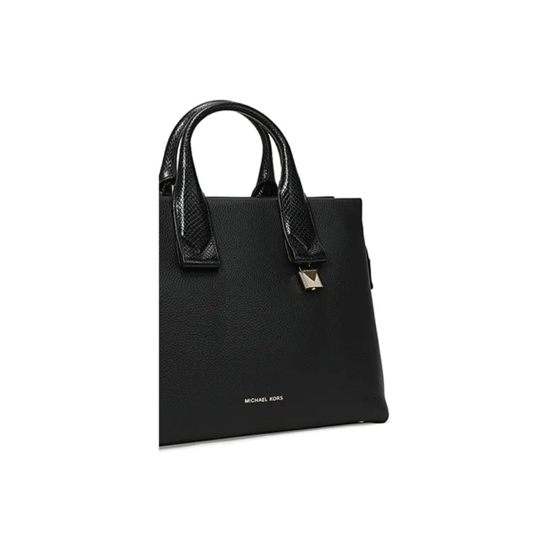 MICHAEL KORS Rollins Leather Crossbody Bag, Shoulder Bag, Handbag Large Size Women's Black-3