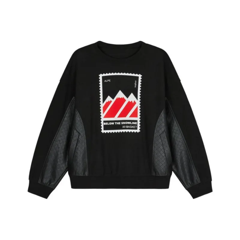 XII BASKET Sweatshirt Women's Black-0