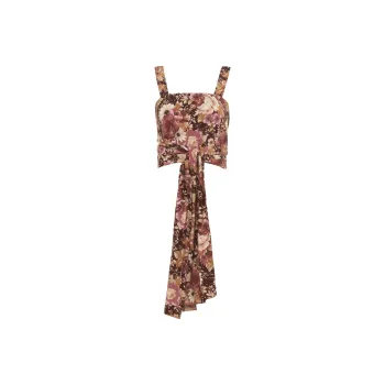 Chloé Front Tie Cropped Tank Top