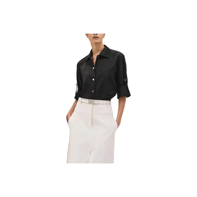 HERMES Shirts Women's Black-0