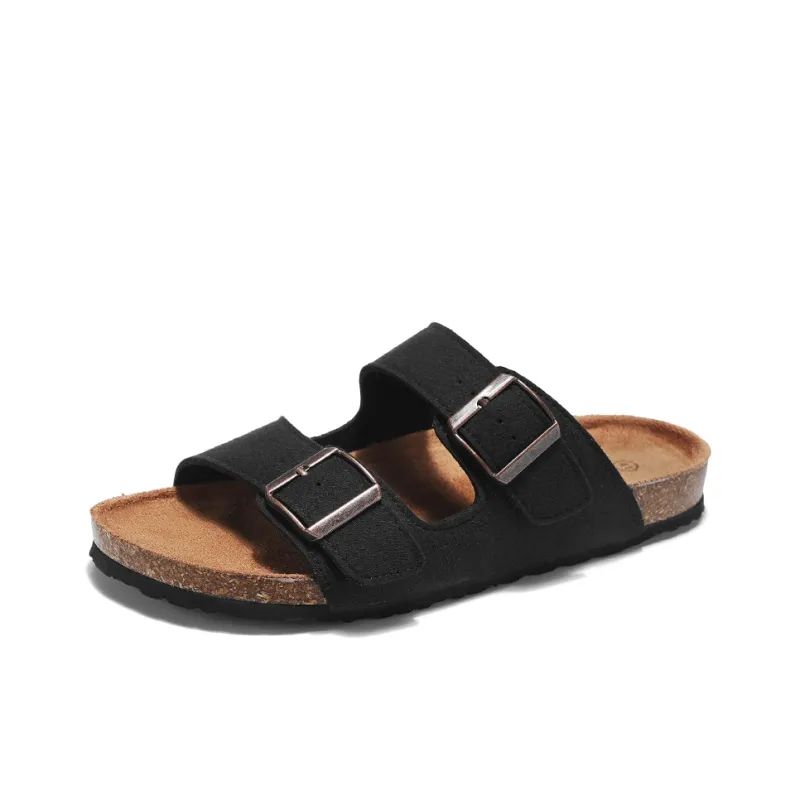 MESUCA Cork Sole Slip Resistant Slide Slippers Men's-5