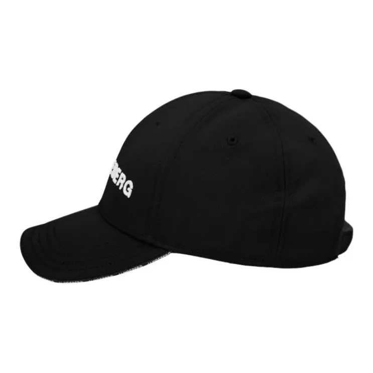 J.Lindeberg Polyester Baseball Caps Men's Black-2