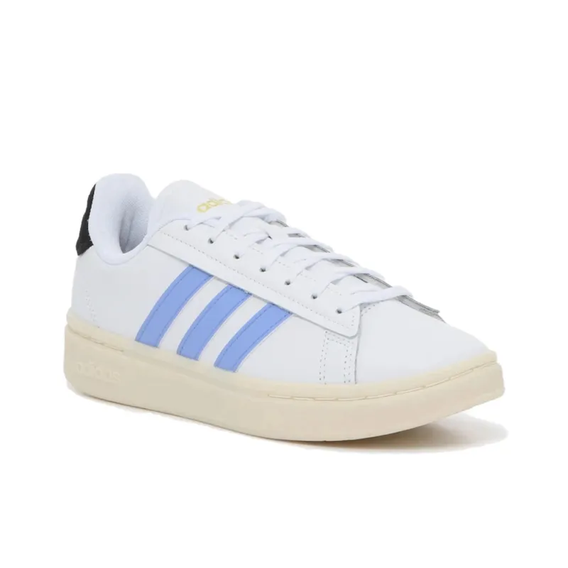 Adidas GRAND COURT ALPHA Anti Slip Wear Resistant Low Top Skateboard Shoes Women's White-1