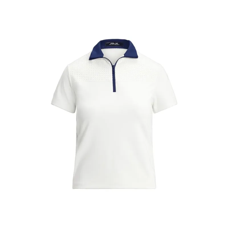 Ralph Lauren SS25 Polo Shirt Slim Fit Women's Porcelain White-0