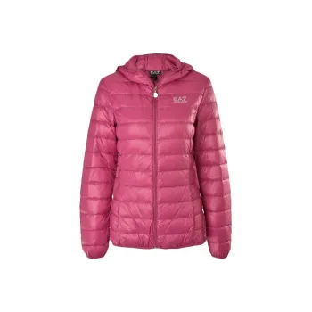 EMPORIO ARMANI EA7 Down Jacket Women's Peach Pink