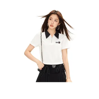  CHOCOOLATE Polo Shirt Women's WHX/White