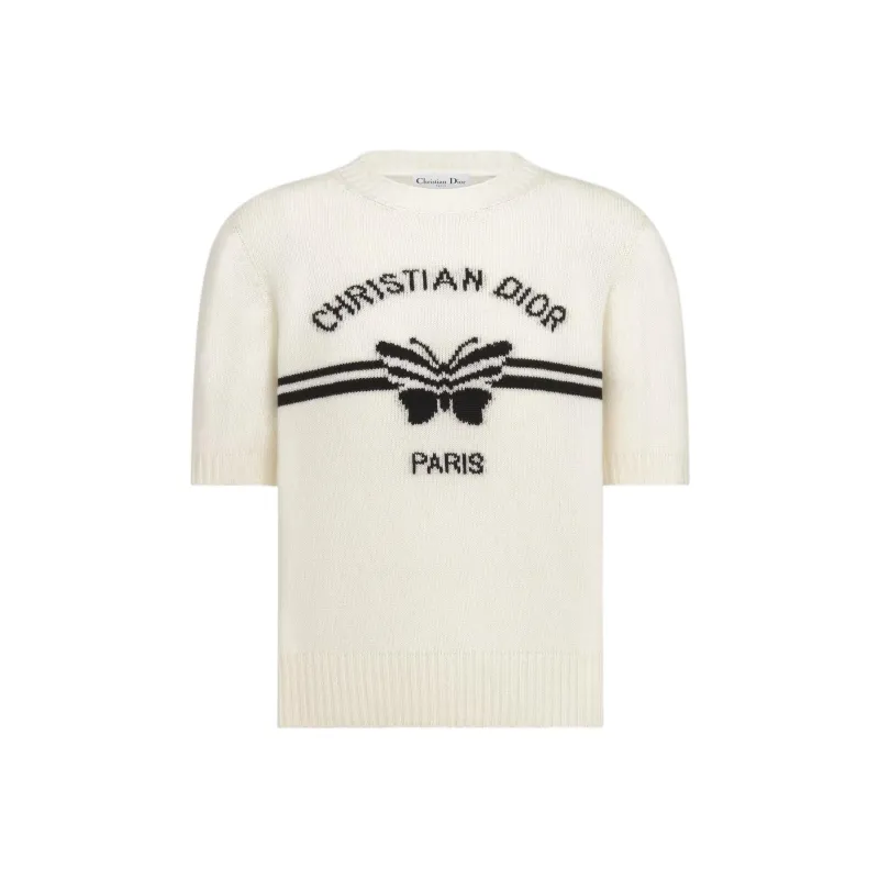 DIOR SS25 Cashmere Sweater Women's White-0
