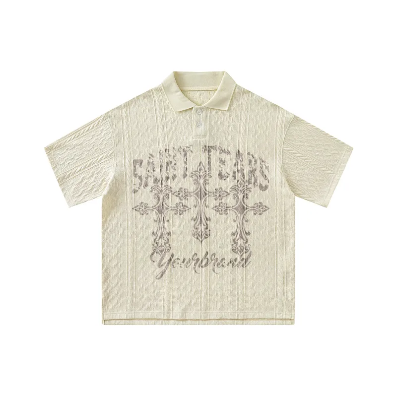 BEAR UNION Polo Shirt Unisex Ecru-0