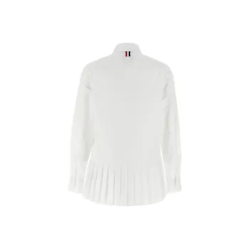THOM BROWNE Pleated Long Sleeved Shirt