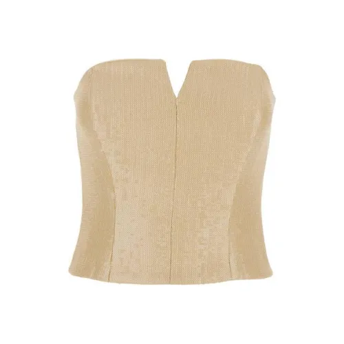 FEDERICA TOSI Strapless Top Women's Beige